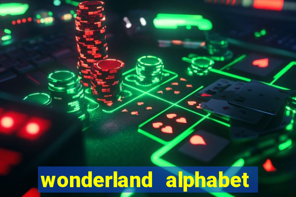 wonderland alphabet comic studio